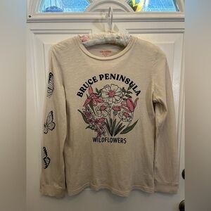 4/$20❄️ Bruce Peninsula Wildflowers & 🦋 Long Sleeve by Joe Fresh~ Kids XL